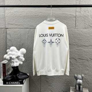 Louis Vuitton Crewneck – Felpa Oversize Bianca con Logo LV "Garden" Ricamato