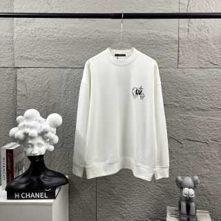 Louis Vuitton Crewneck – Felpa Oversize Bianca con Logo LV "Garden" Ricamato