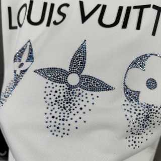 Louis Vuitton Crewneck – Felpa Oversize Bianca con Logo LV "Garden" Ricamato