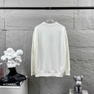 Felpa Givenchy Girocollo – Logo 4G Distressed in Rosso e Bianco