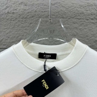 Felpa Fendi – Girocollo Oversize "Bag Bugs" Edition White