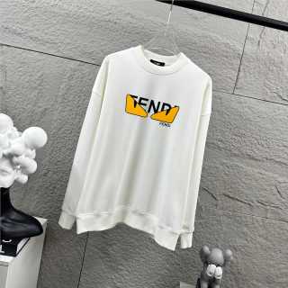 Felpa Fendi – Girocollo Oversize "Bag Bugs" Edition White