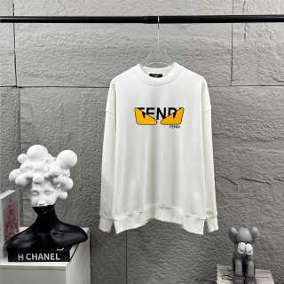 Felpa Fendi – Girocollo Oversize "Bag Bugs" Edition White