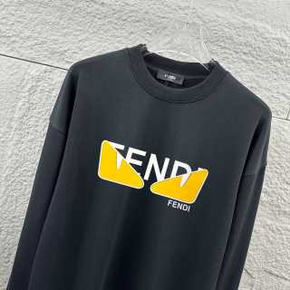 Felpa Fendi – Girocollo Oversize con Grafica "Bag Bugs" Eyes