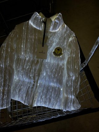 Moncler Genius x Palm Angels – Piumino "Light-Up" in Fibra Ottica
