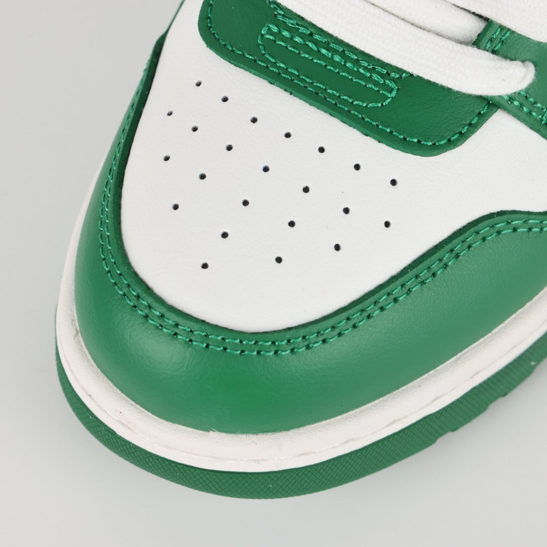 Off-White Out Of Office – Sneakers "O.O.O." Bianco e Verde Pino
